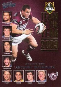 2011 NRL Strike - Team Of The Year #TY7 Anthony Watmough Front